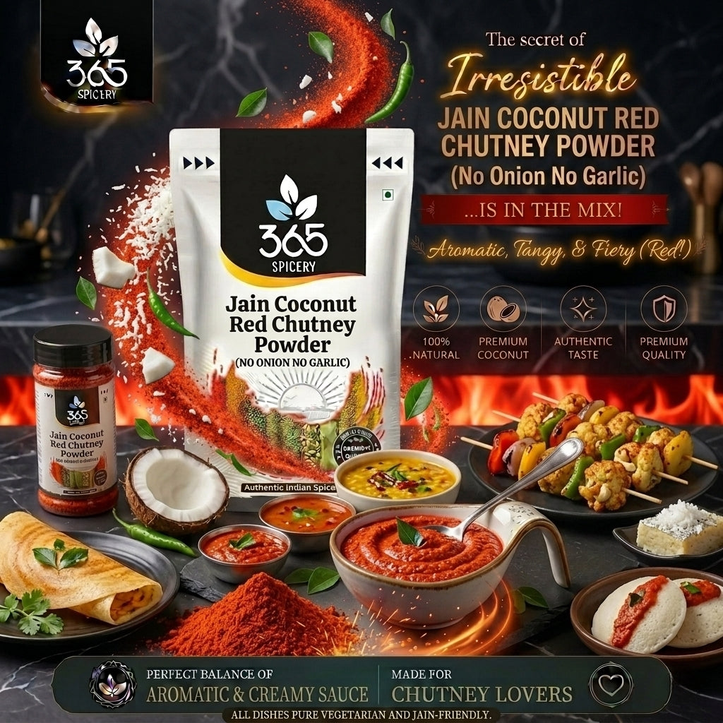 Jain Coconut Chutney Powder (No Onion No Garlic) — 365 Spicery