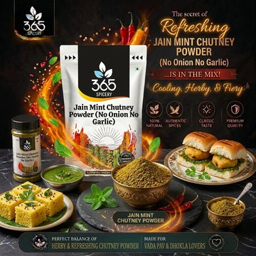 Jain Mint Chutney Powder (No Onion No Garlic) — 365 Spicery
