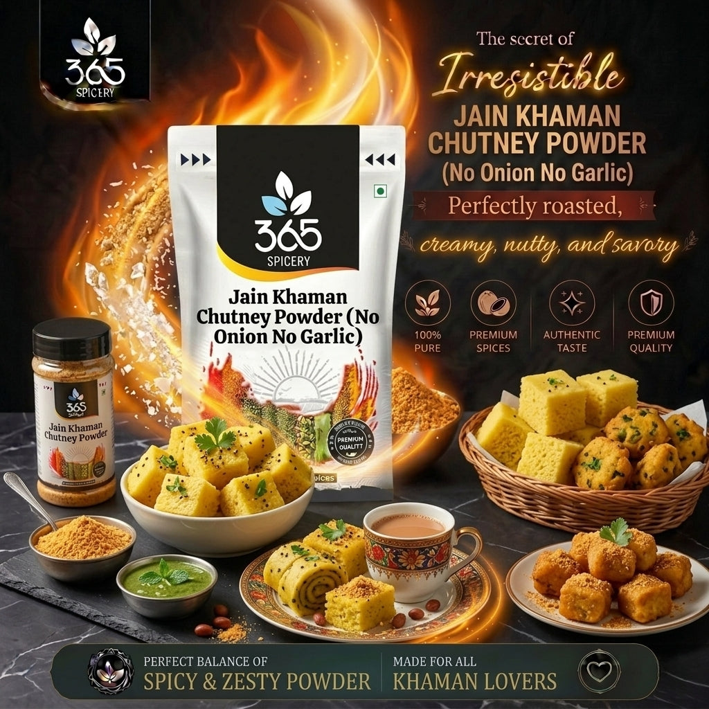 Jain Khaman Chutney Powder (No Onion No Garlic) — 365 Spicery