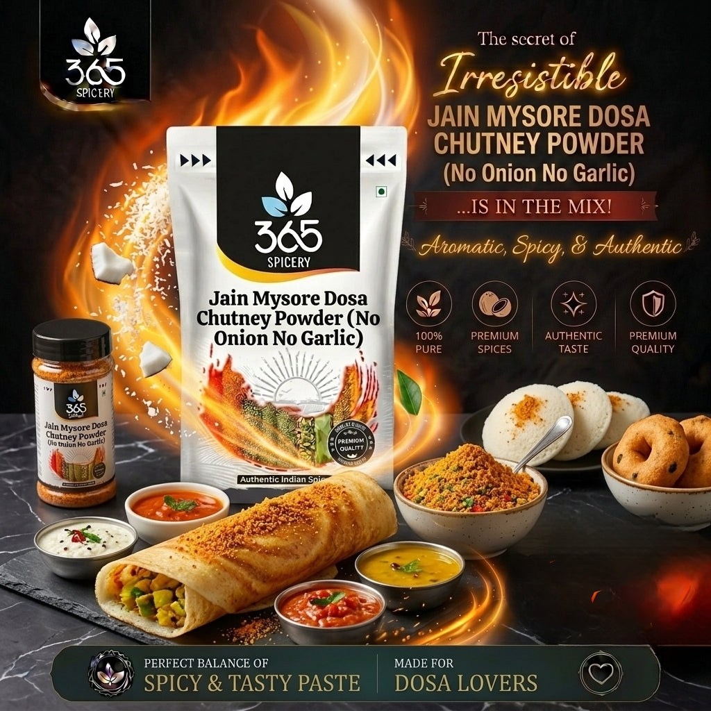 Jain Mysore Dosa Chutney Powder (No Onion No Garlic) — 365 Spicery