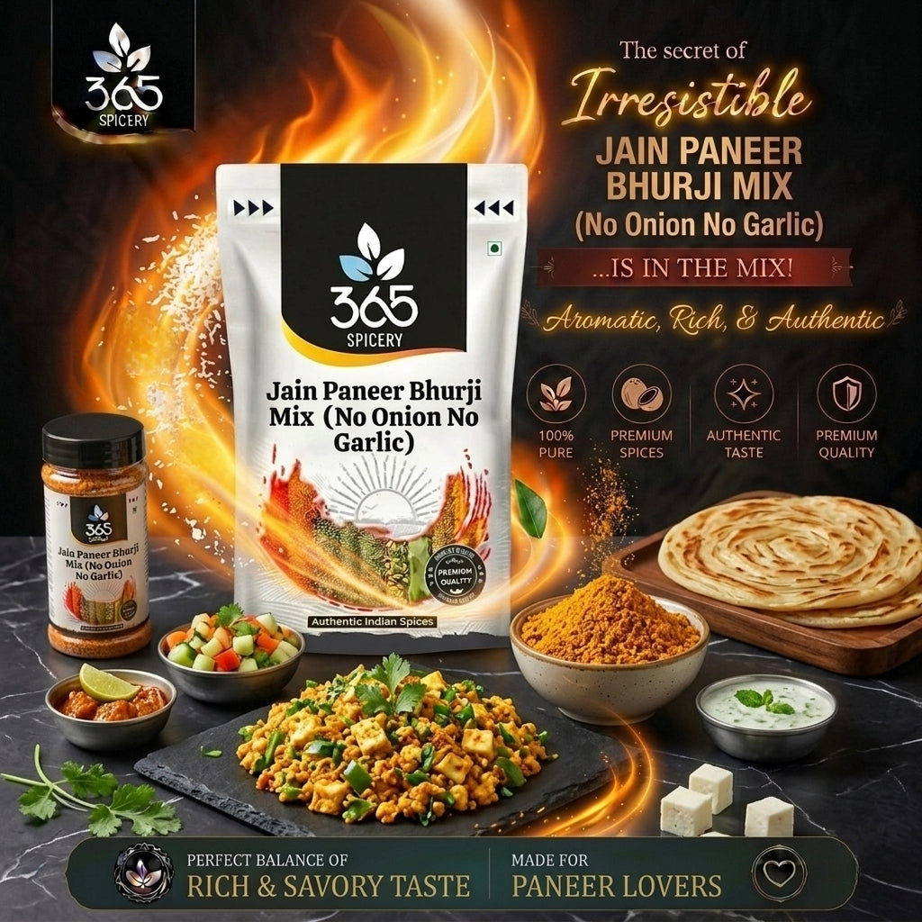 Jain Paneer Bhurji Mix (No Onion No Garlic) — 365 Spicery