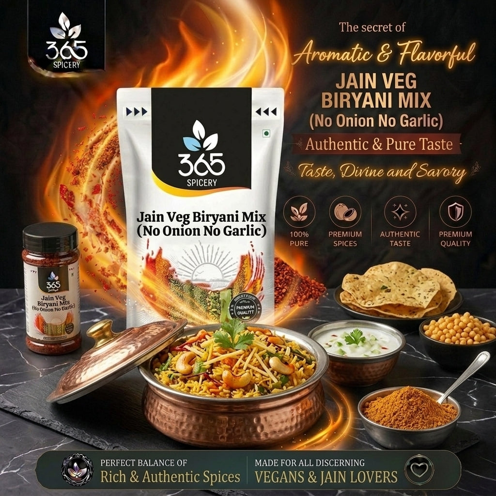 Jain Veg Biryani Mix (No Onion No Garlic) — 365 Spicery