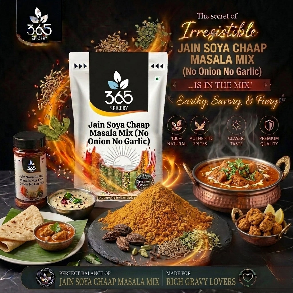Jain Soya Chaap Masala mix (No Onion No Garlic) — 365 Spicery