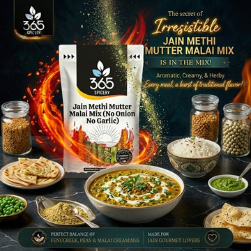 Jain Methi Mutter Malai Mix (No Onion No Garlic) — 365 Spicery