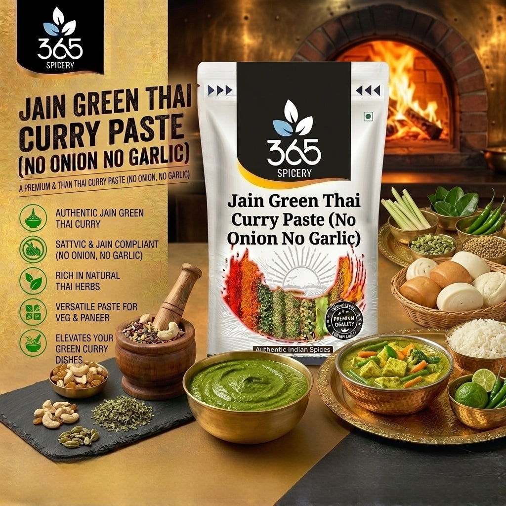 Jain Green Thai Curry Paste (No Onion No Garlic) — 365 Spicery