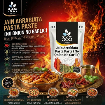 Jain Arrabiata Pasta Paste (No Onion No Garlic) — 365 Spicery
