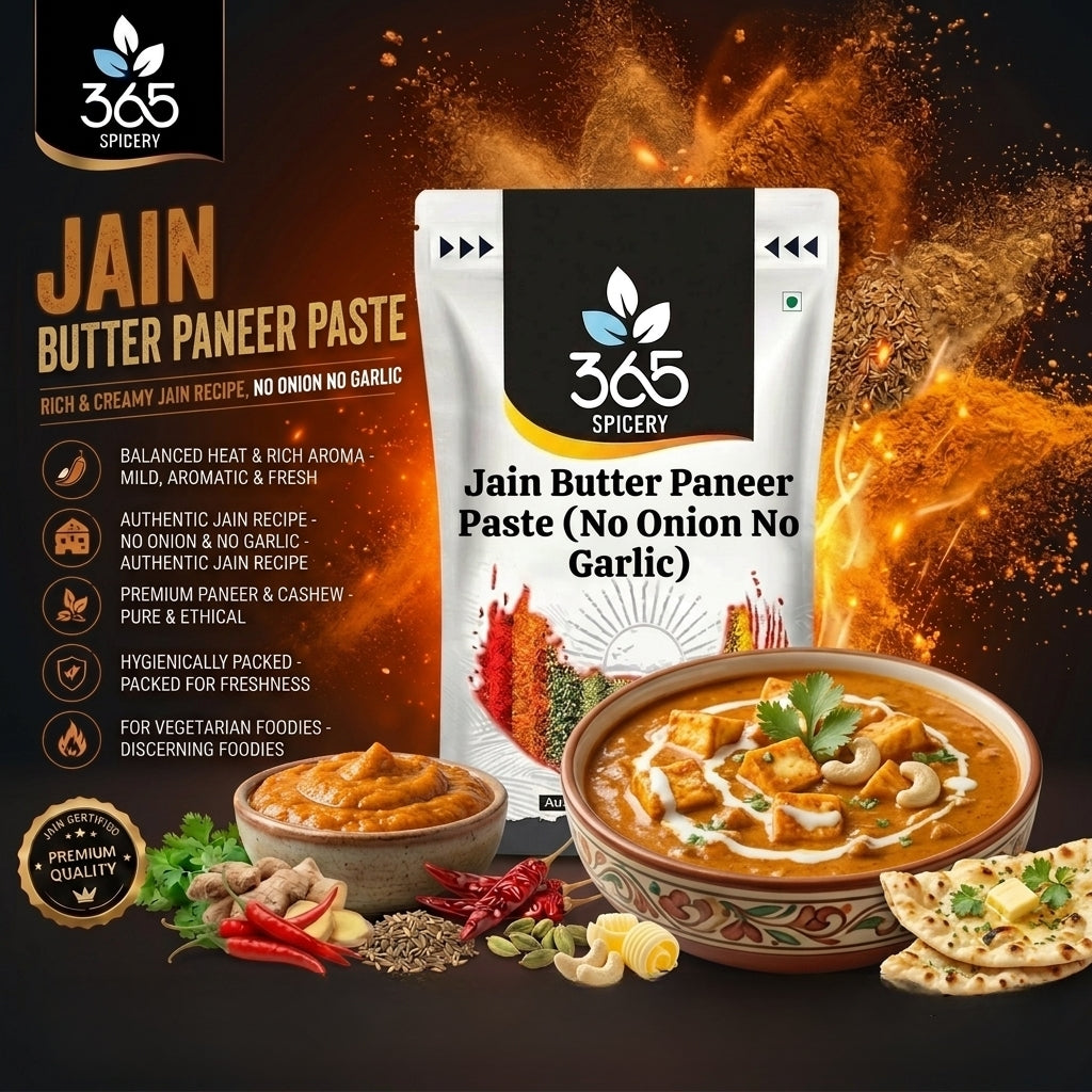 JAIN BUTTER PANEER PASTE (No Onion No Garlic) — 365 Spicery