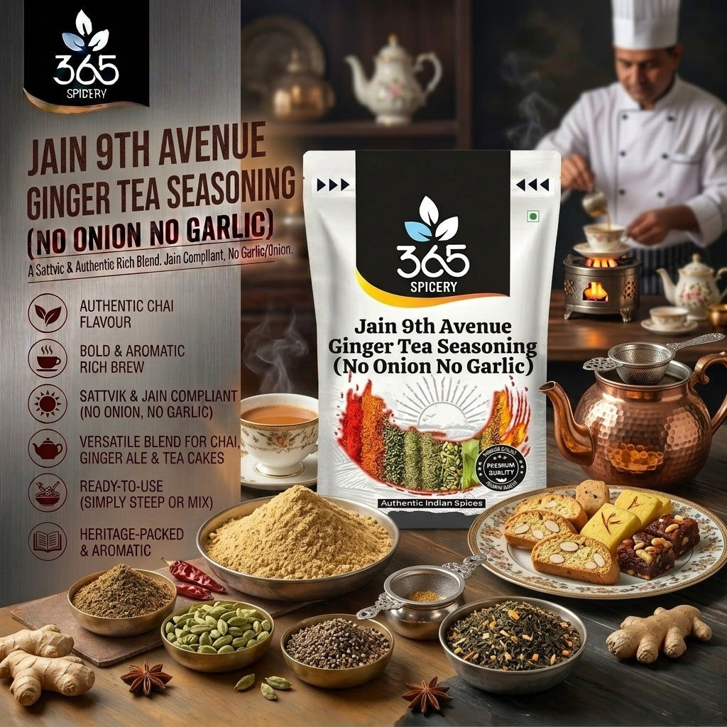 Jain 9th Avenue Ginger Tea Seasoning (No Onion No Garlic) — 365 Spicery