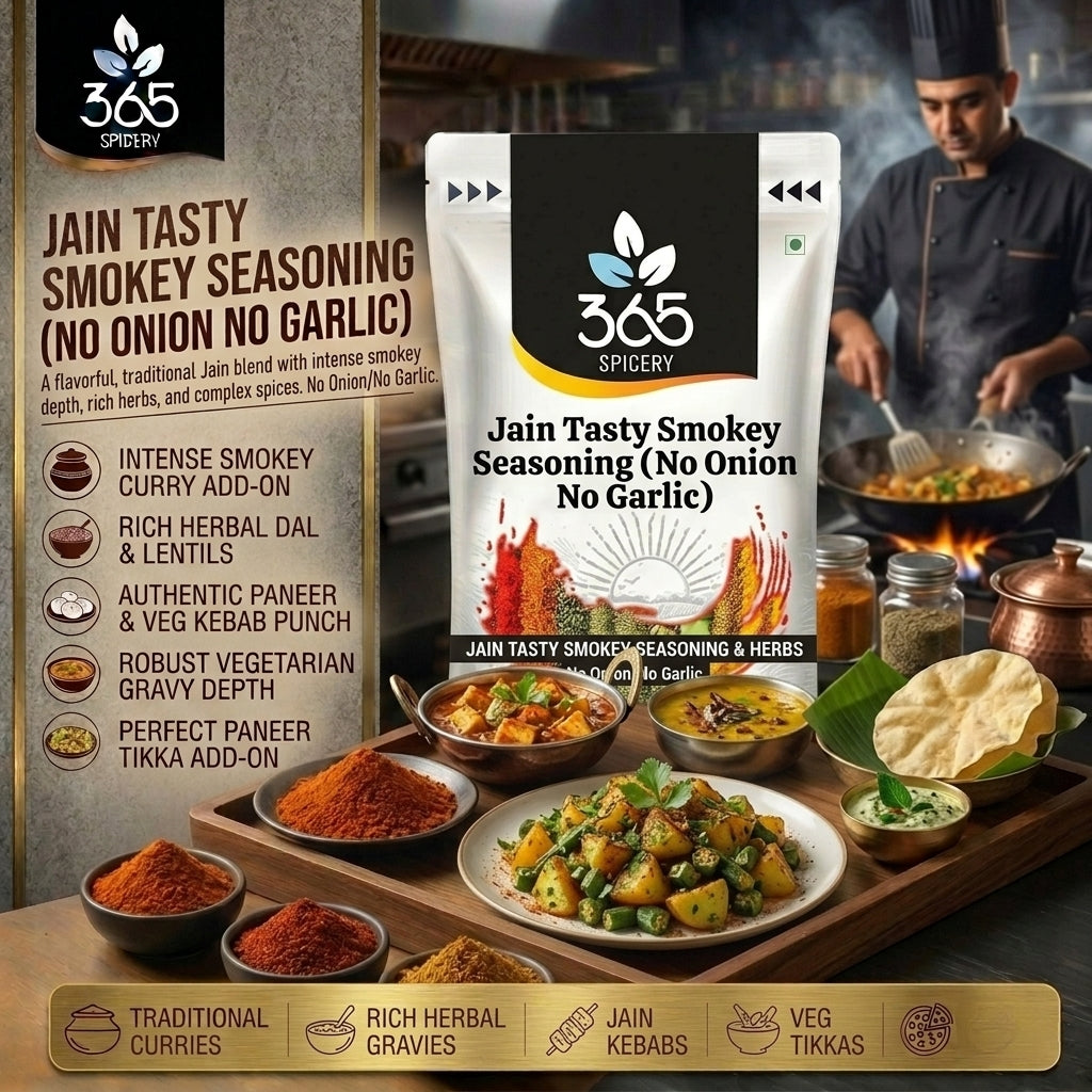Jain Tasty Smokey Seasoning (No Onion No Garlic) — 365 Spicery