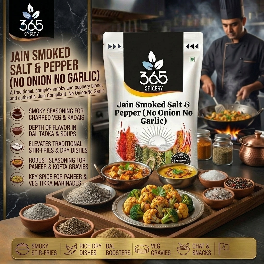 Jain Smoked Salt & Pepper (No Onion No Garlic) — 365 Spicery