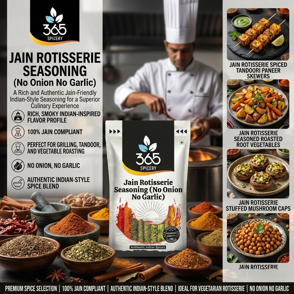 Jain Rotisserie Seasoning (No Onion No Garlic) — 365 Spicery