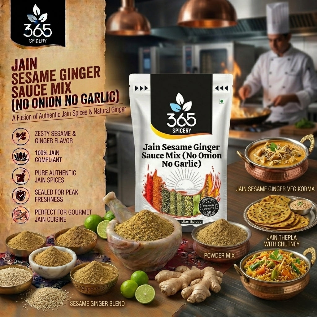 Jain Sesame Ginger Sauce Mix (No Onion No Garlic) — 365 Spicery