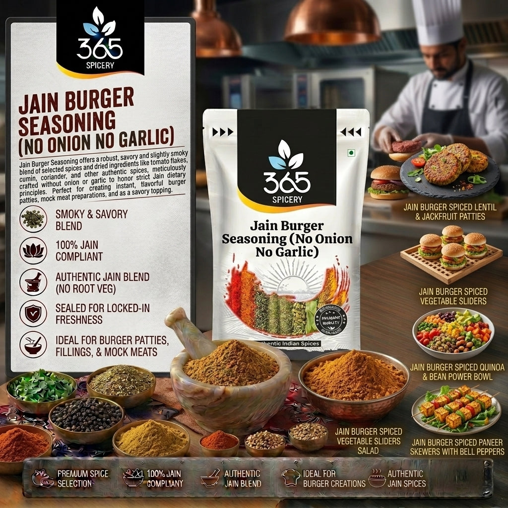 Jain Pizza Topping Spice Mix (No Onion No Garlic) — 365 Spicery