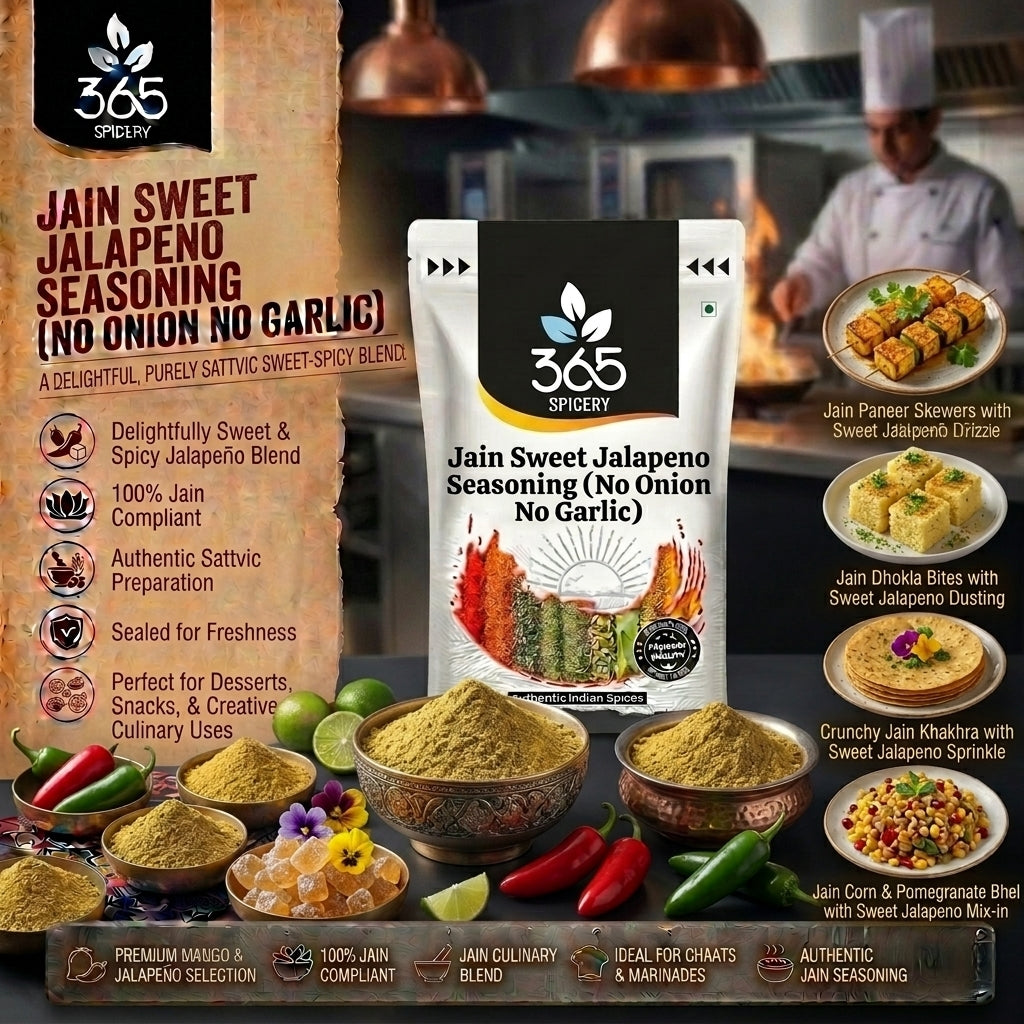 Jain Spicy Jalapeno Seasoning (No Onion No Garlic) — 365 Spicery