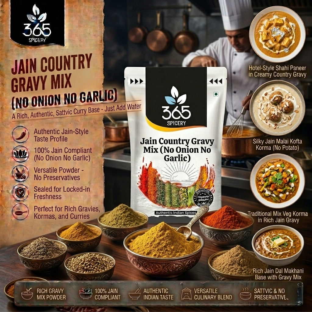 Jain Country Gravy Mix (No Onion No Garlic) — 365 Spicery