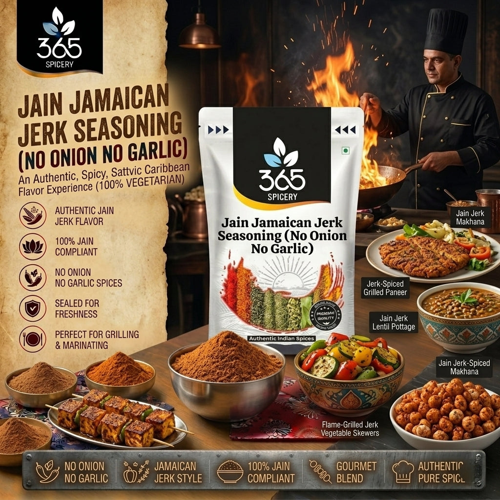 Jain Jamaican Jerk Seasoning (No Onion No Garlic) — 365 Spicery