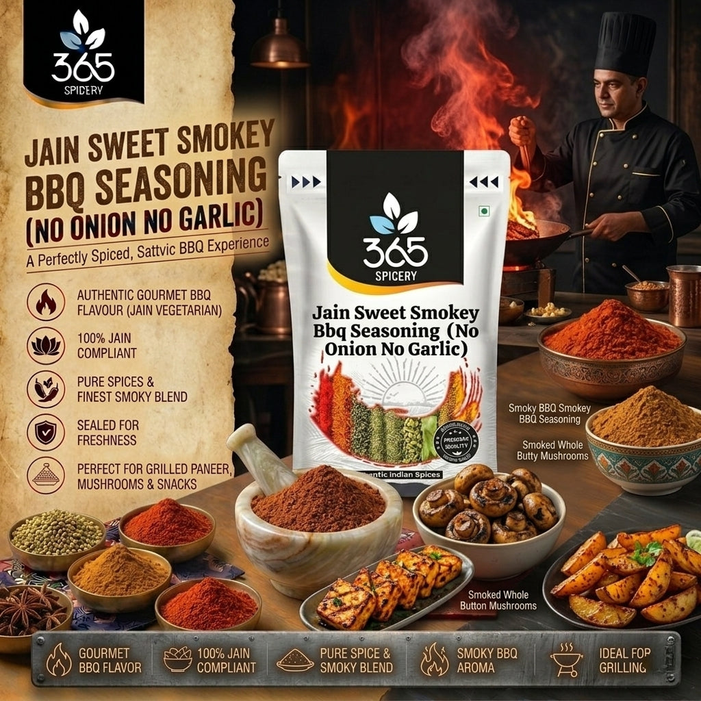 Jain Sweet Smokey BBQ Seasoning (No Onion No Garlic) — 365 Spicery