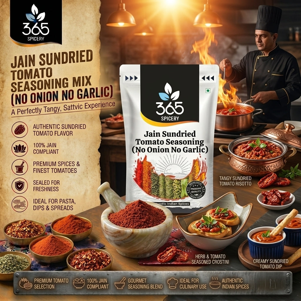 Jain Sundried Tomato Seasoning (No Onion No Garlic) — 365 Spicery