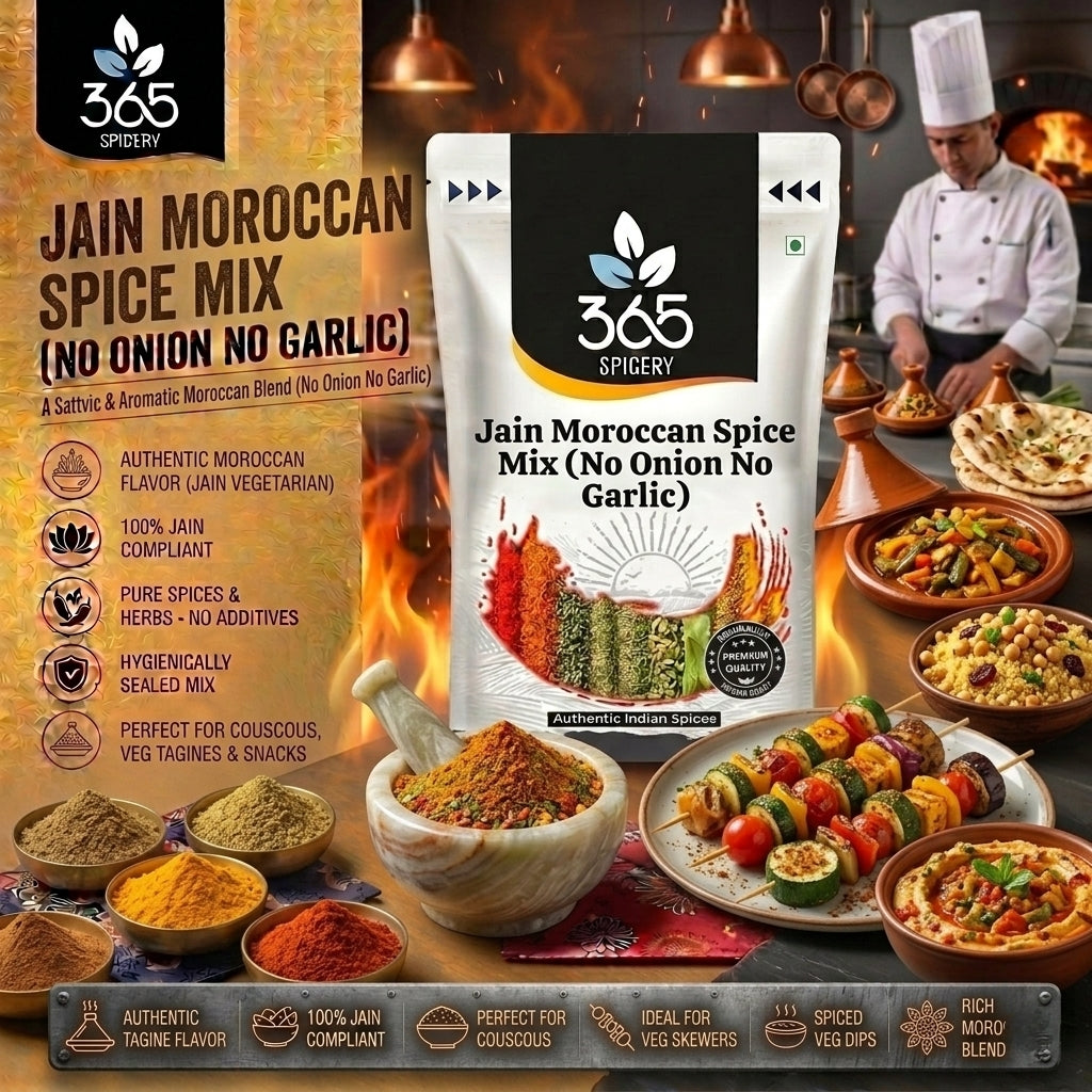 Jain Moroccan Spice Mix (No Onion No Garlic) — 365 Spicery