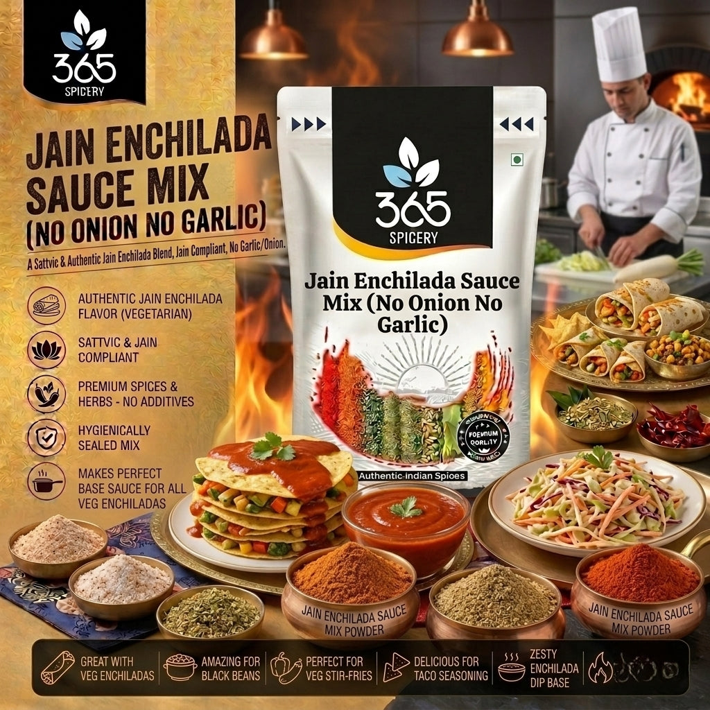 Jain Enchilada Sauce Mix (No Onion No Garlic) — 365 Spicery