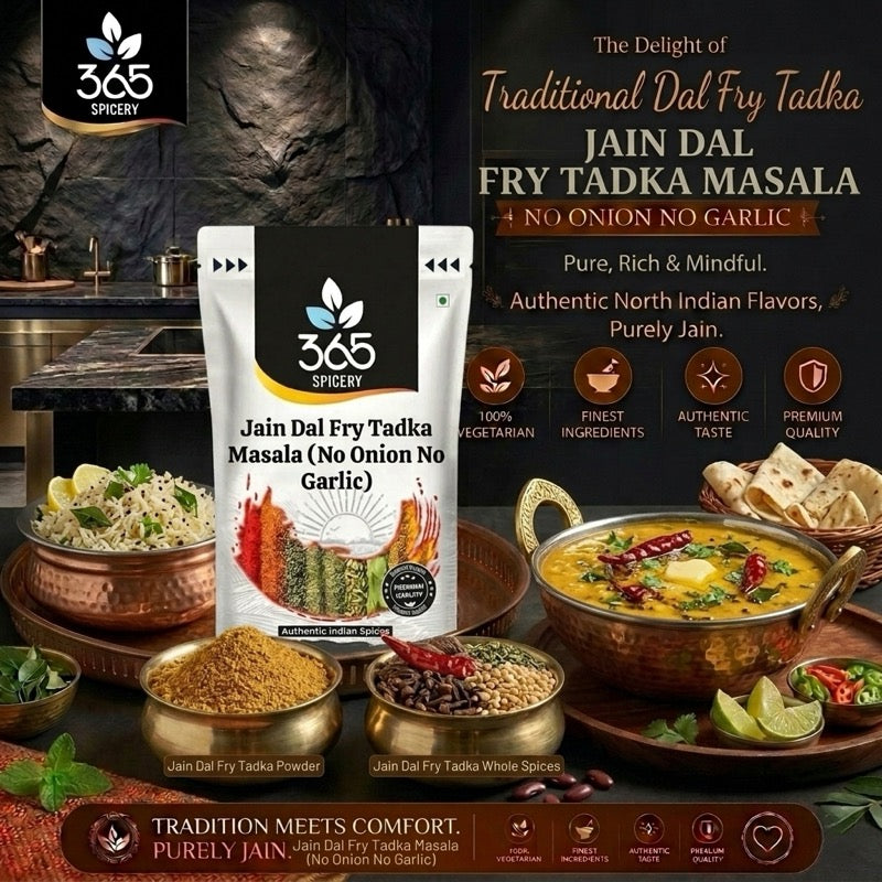 Jain Dal Fry Tadka Masala (No Onion No Garlic)