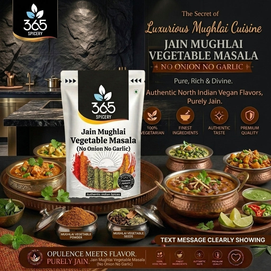 Jain Mughlai Vegetable Masala (No Onion No Garlic) — 365 Spicery