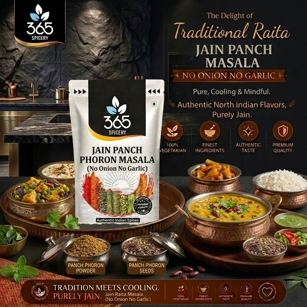 Jain Panch Phoron Masala (No Onion No Garlic) — 365 Spicery