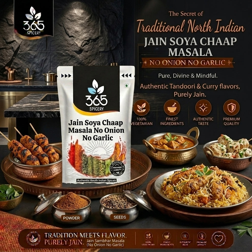 Jain Soya Chaap Masala (No Onion No Garlic) — 365 Spicery