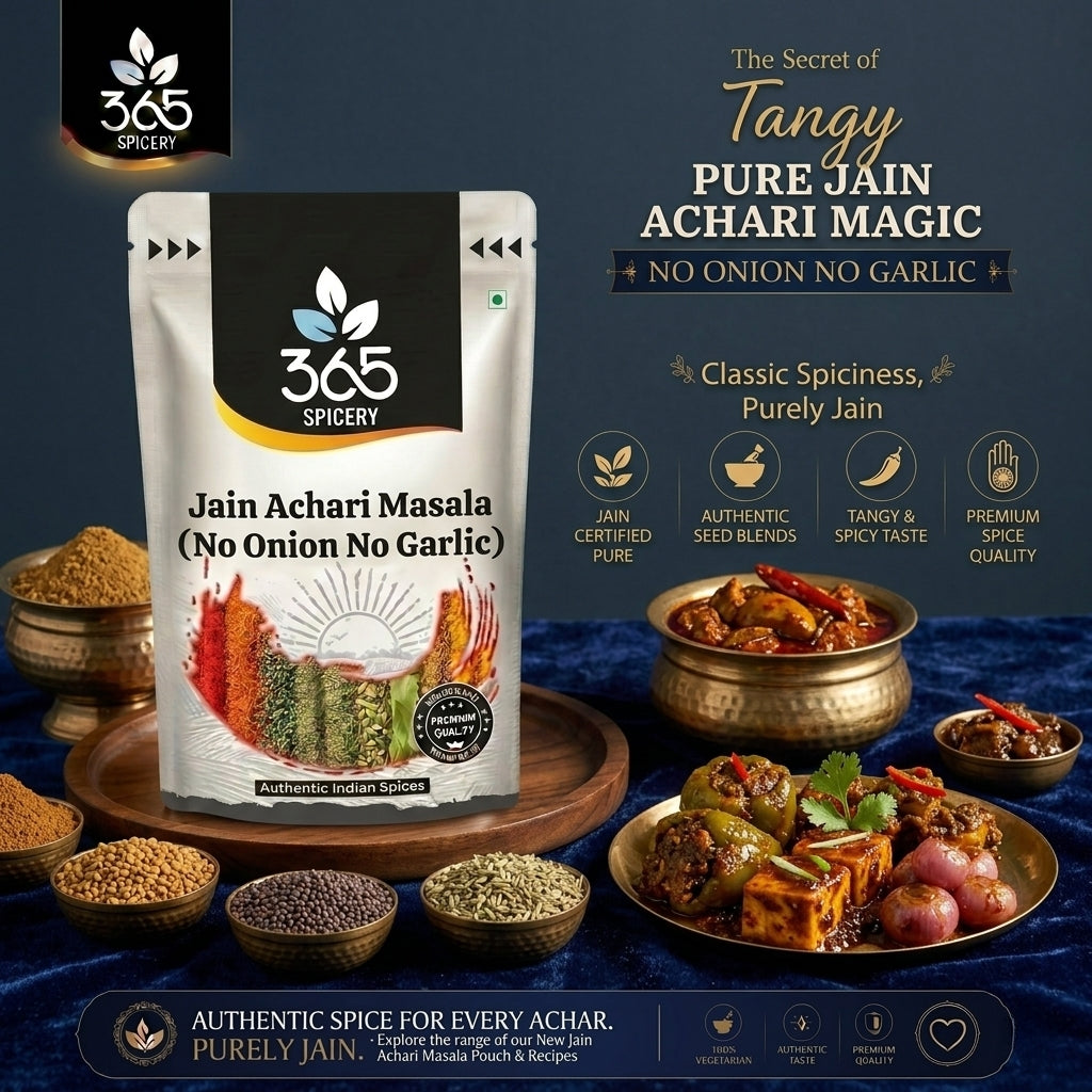 Jain Saoji Masala (No Onion No Garlic) — 365 Spicery