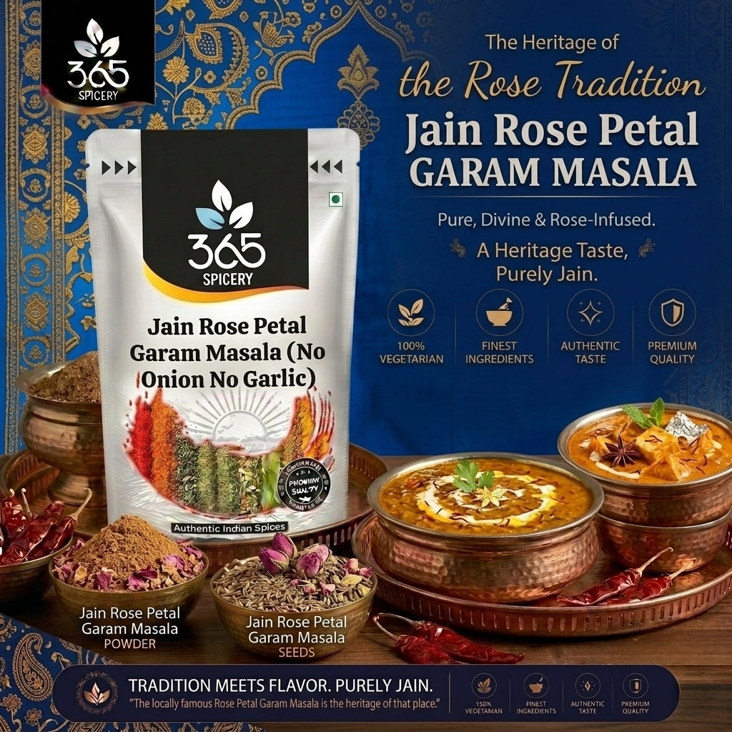 Jain Rose Petal Garam Masala (No Onion No Garlic) — 365 Spicery