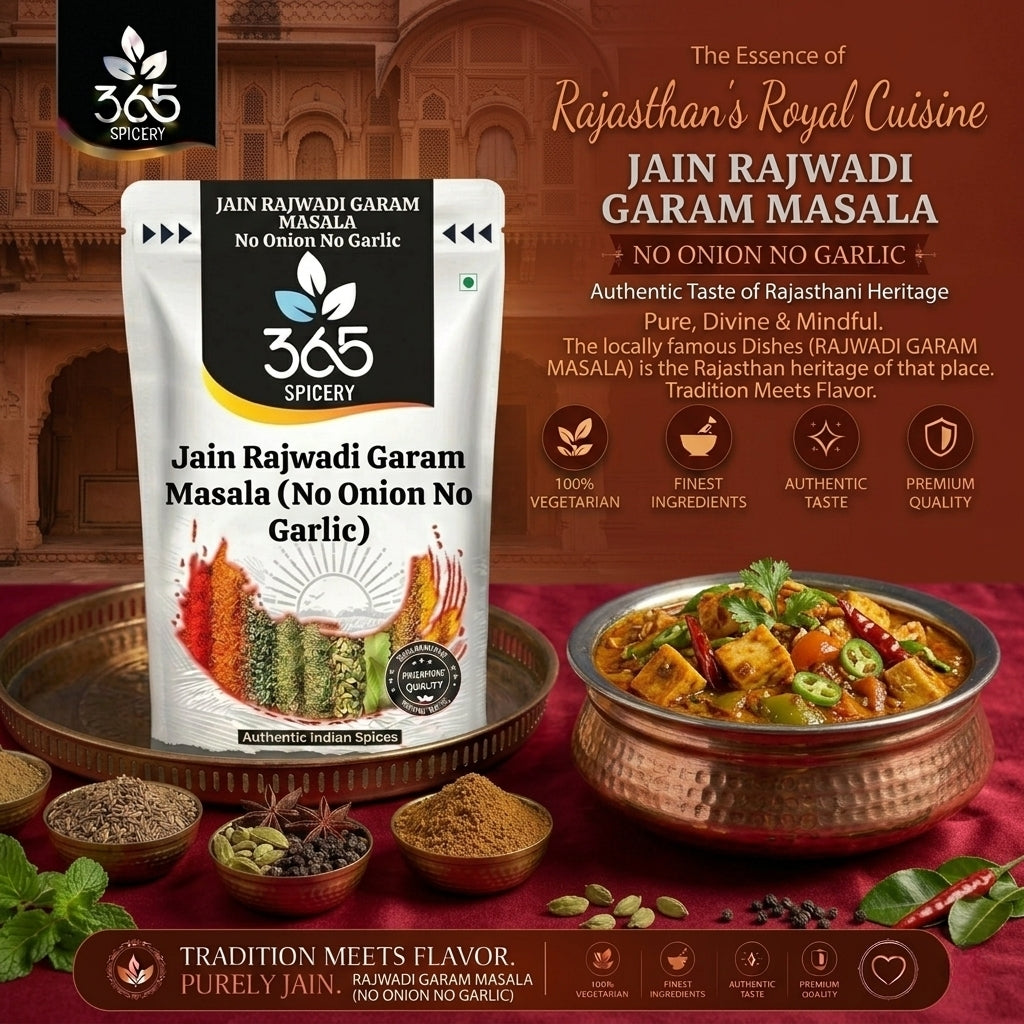Jain Rajwadi Garam Masala (No Onion No Garlic) — 365 Spicery