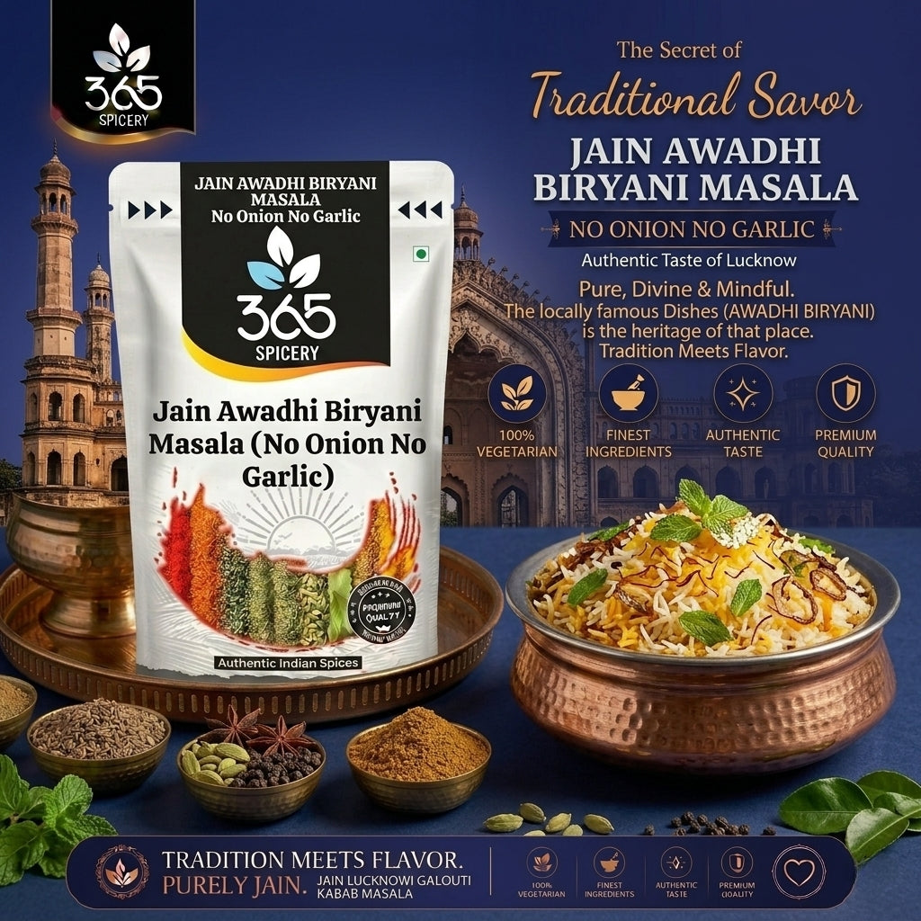 Jain Awadhi Biryani Masala (No Onion No Garlic) — 365 Spicery