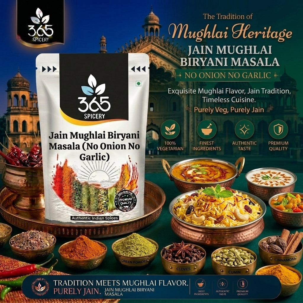 Jain Mughlai Biryani Masala (No Onion No Garlic) — 365 Spicery