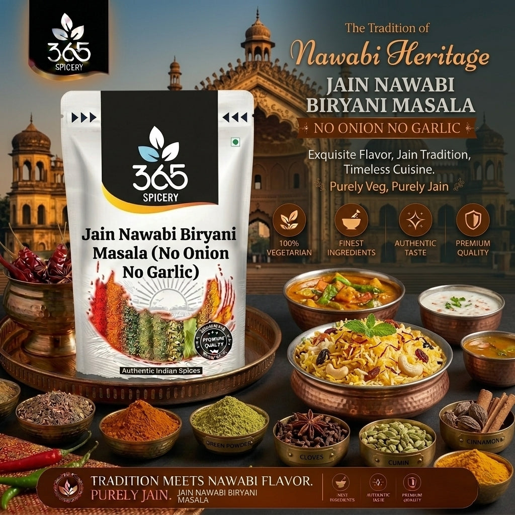Jain Nawabi Biryani Masala (No Onion No Garlic) — 365 Spicery