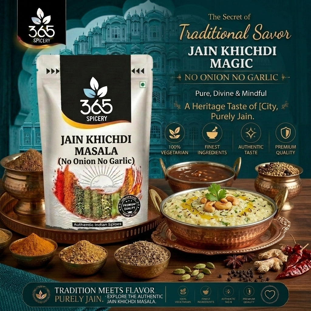 Jain Khichdi Masala (No Onion No Garlic) — 365 Spicery