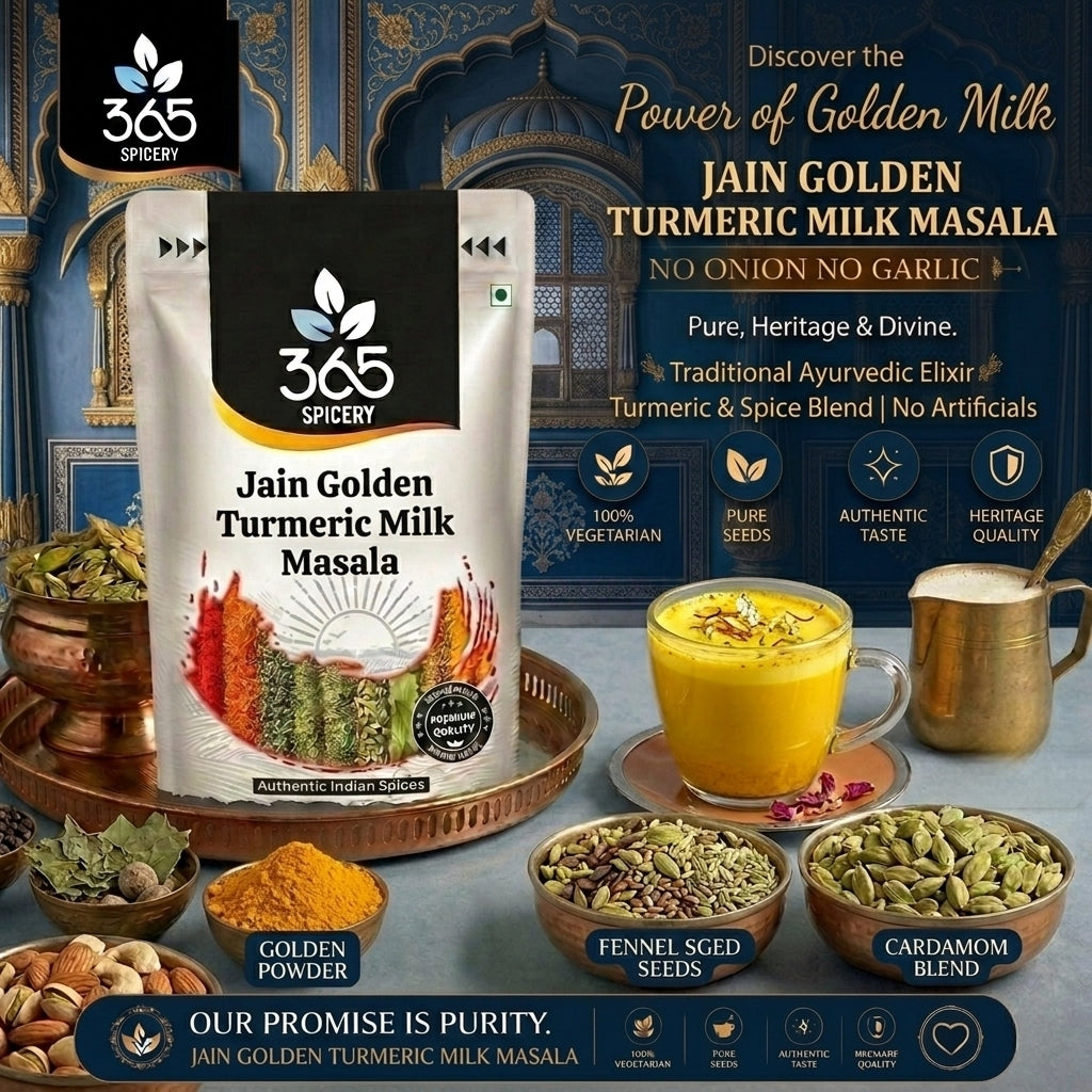 Jain Golden Turmeric Milk Masala — 365 Spicery