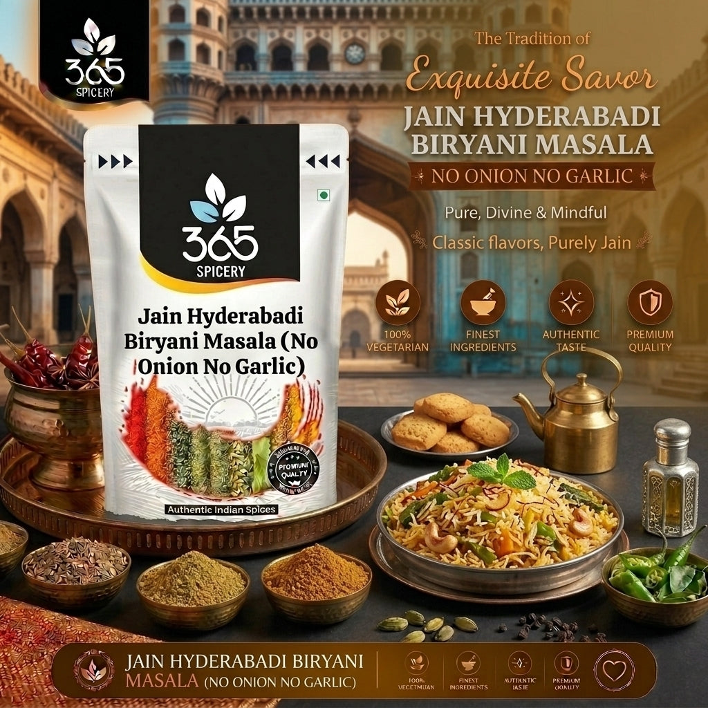 Jain Hyderabadi Biryani Masala (No Onion No Garlic) — 365 Spicery