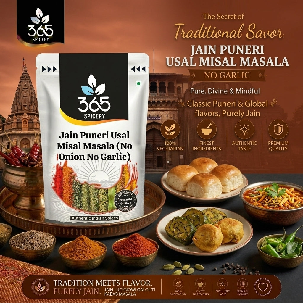 Jain Puneri Usal Misal Masala (No Onion No Garlic) — 365 Spicery