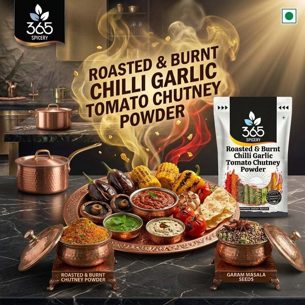 Roasted & Burnt Garlic Onion Chutney — 365 Spicery