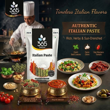 ITALIAN PASTE | Classic Herb Sauce Base | Vegan | No Artificial Colours | 365 Spicery
