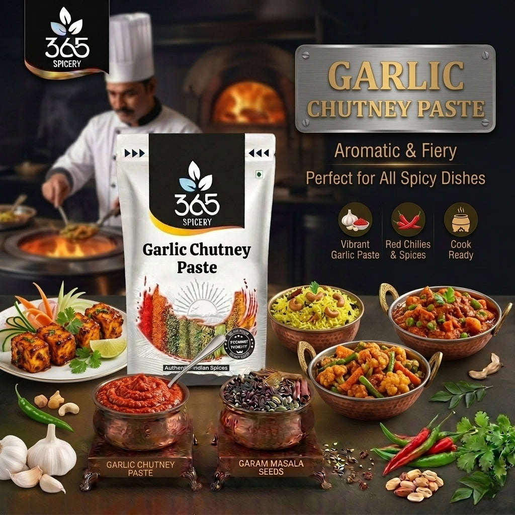GARLIC CHUTNEY PASTE — 365 Spicery