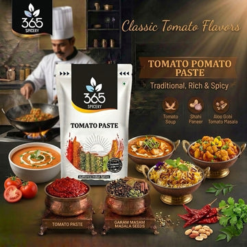 TOMATO PASTE | Concentrated Tangy Base | Natural Ingredients | No Artificial Colours | 365 Spicery