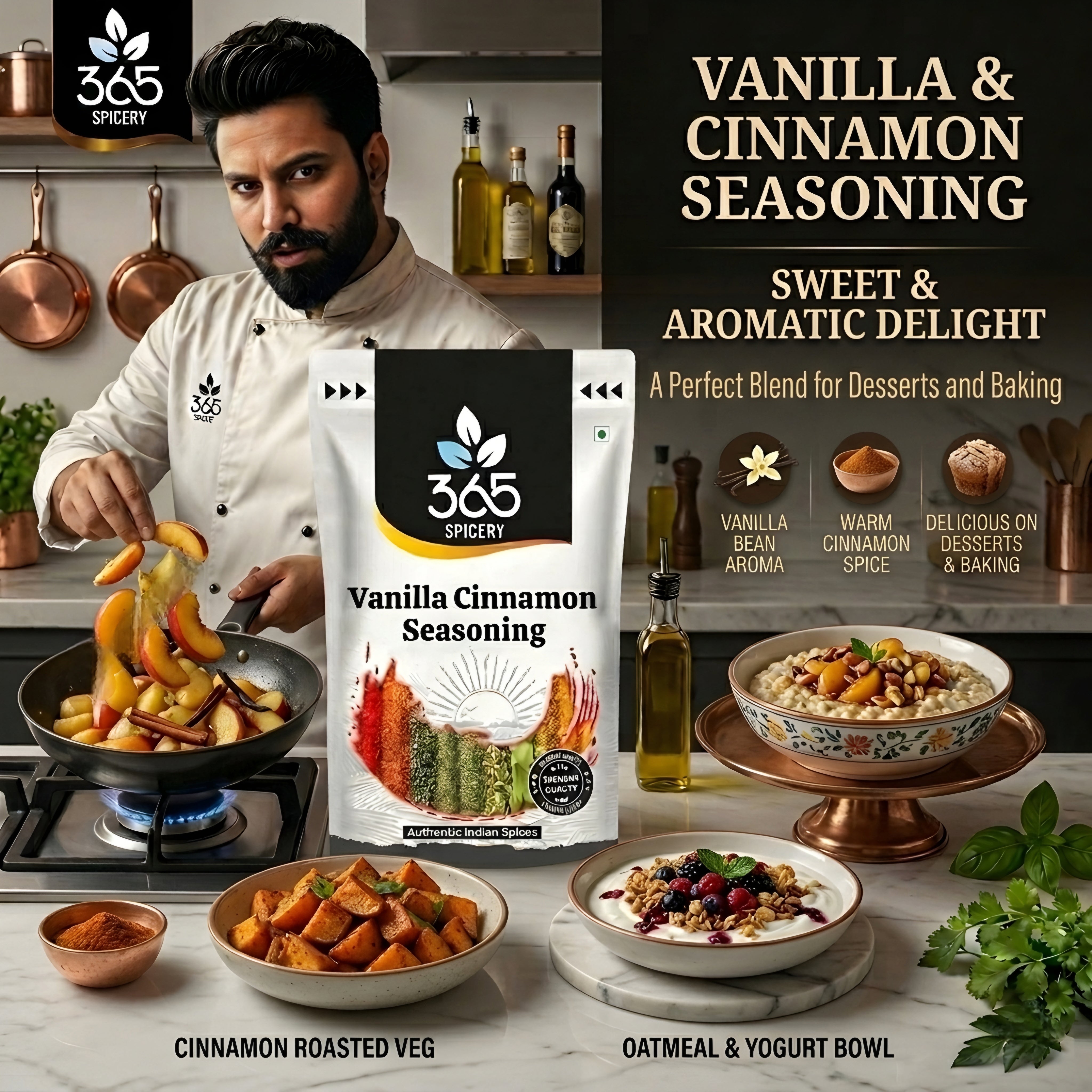 VANILLA CINNAMON SEASONING
