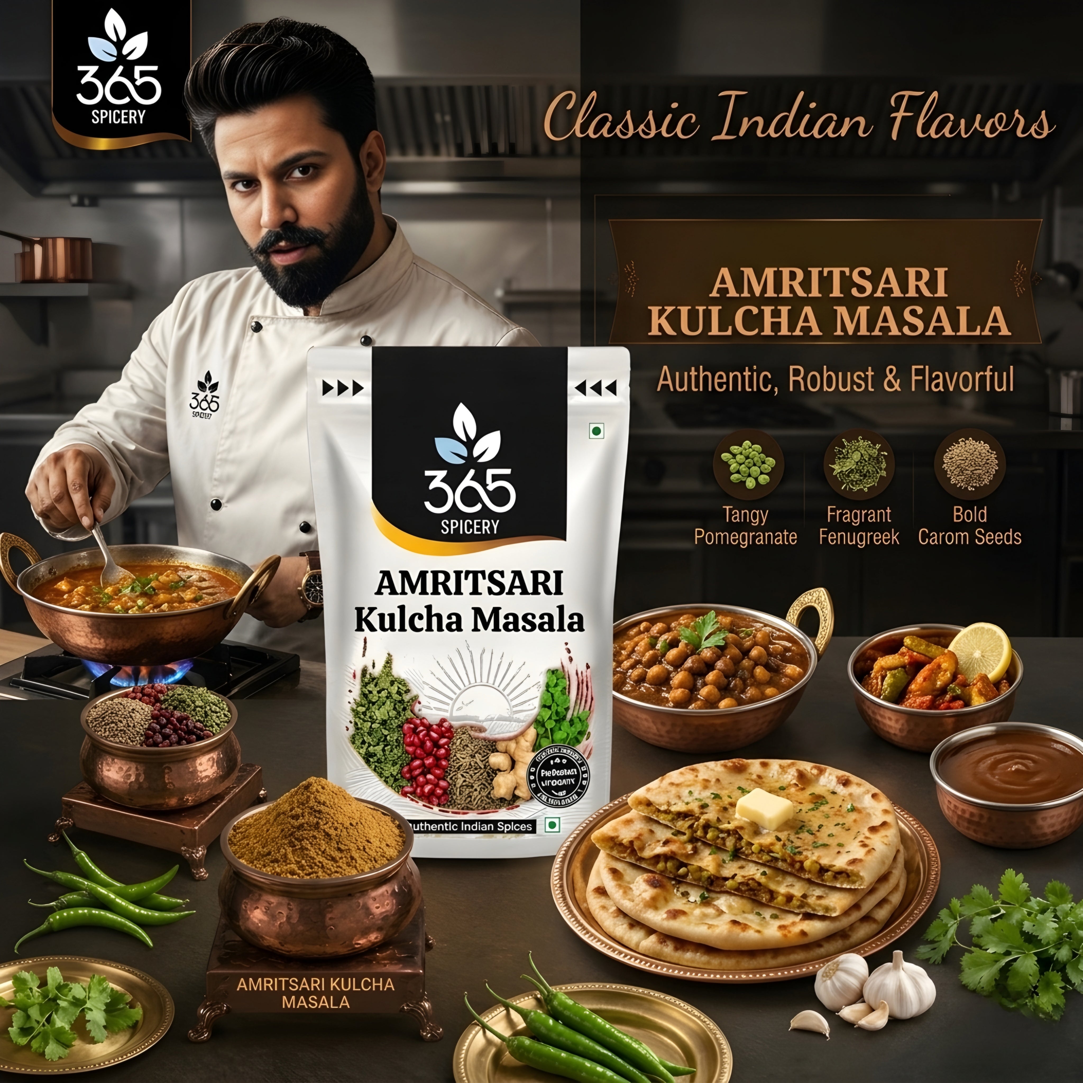Amritsari Kulcha Masala