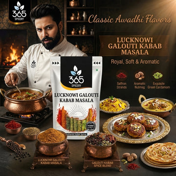 Lucknowi Galouti kabab masala | Royal Aromatic Spice Blend | Natural Ingredients | No MSG | 365 Spicery