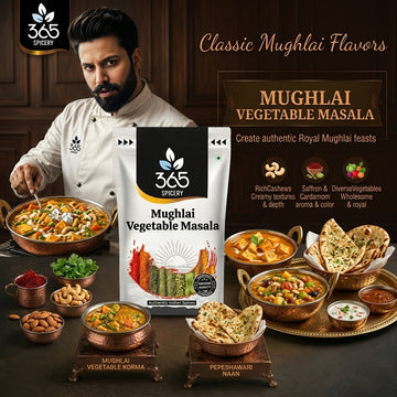 Mughlai Vegetable Masala | Royal Creamy Curry Seasoning | Vegan | No Artificial Flavours | 365 Spicery