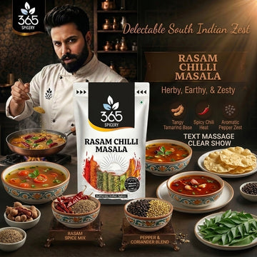 Rasam Masala | Authentic Tangy Soup Seasoning | Natural Ingredients | Gluten-Free | 365 Spicery