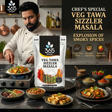 Veg Tawa Sizzler Masala | Smoky Griddle Seasoning | Natural Ingredients | Gluten-Free | 365 Spicery