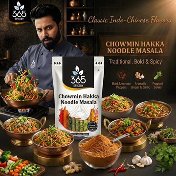Chowmein Hakka Noodle Masala | Authentic Indo-Chinese Seasoning | Vegan | No MSG | No Artificial Flavours | 365 Spicery