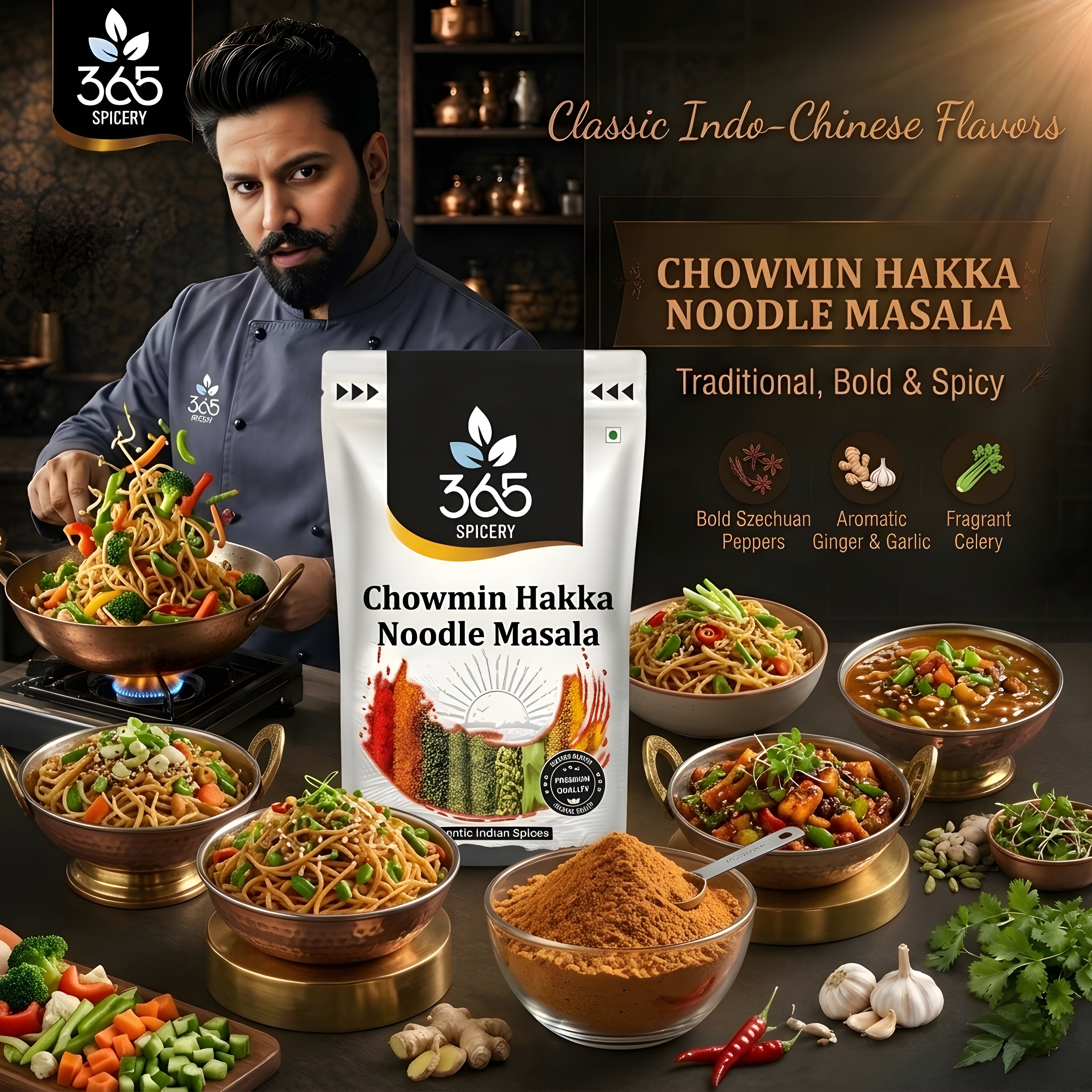 Chowmein Hakka Noodle Masala
